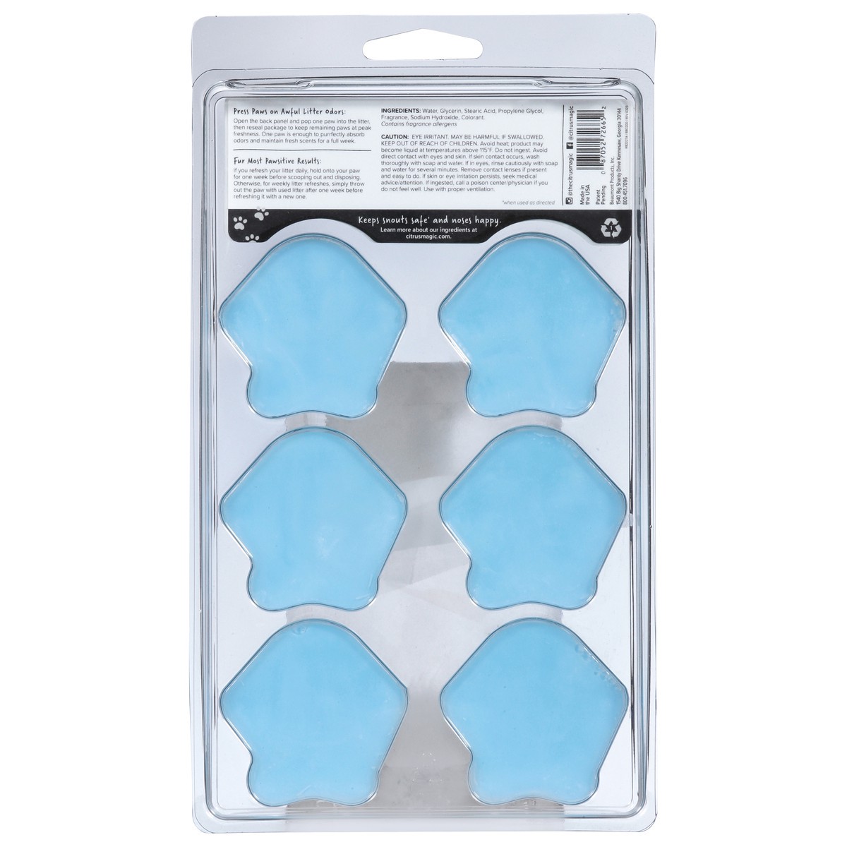slide 10 of 12, Citrus Magic Pet Pure Linen Litter Paws 6 oz, 6 oz