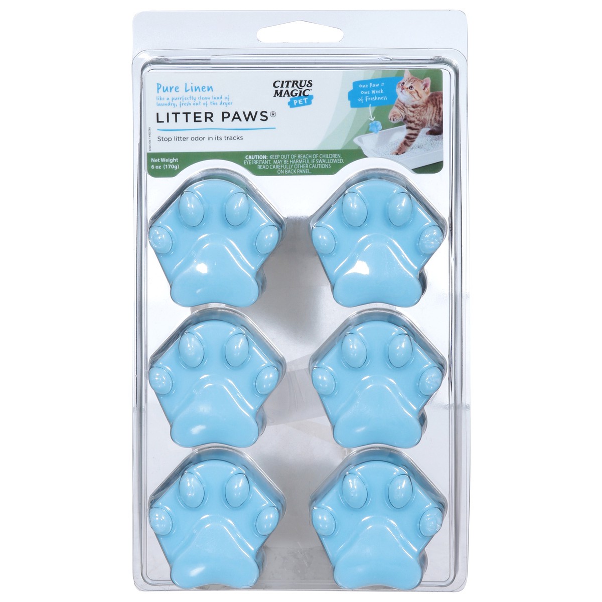 slide 9 of 12, Citrus Magic Pet Pure Linen Litter Paws 6 oz, 6 oz