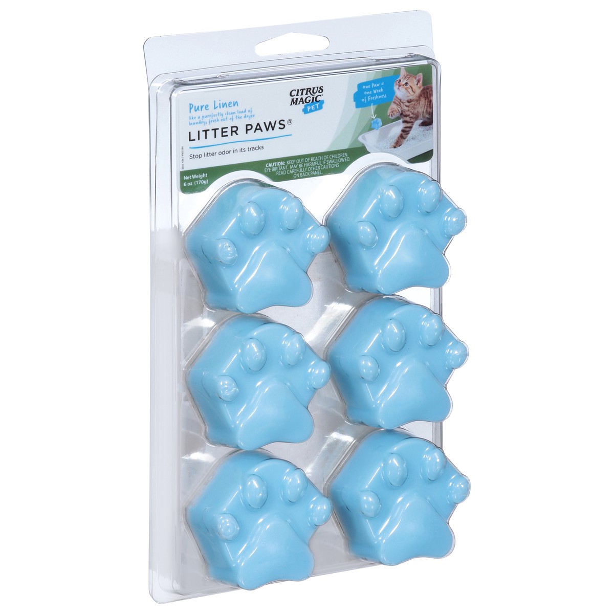 slide 3 of 12, Citrus Magic Pet Pure Linen Litter Paws 6 oz, 6 oz