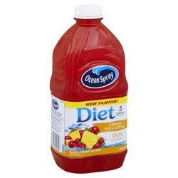 Ocean Spray Diet Cran-Pineapple Cranberry Pineapple Juice Drink, 64 fl oz Bottle