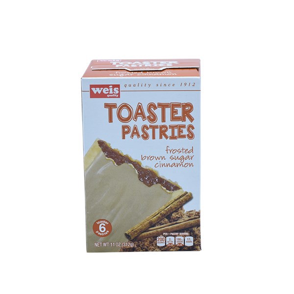 slide 1 of 1, Weis Quality Frosted Brown Sugar Cinnamon Toaster Pastries, 11 oz