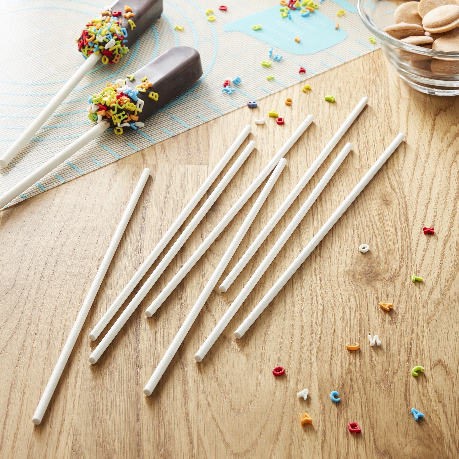 slide 2 of 4, 8" Lollipop Sticks By Celebrate It, 8 in