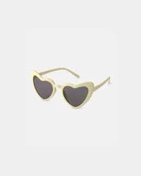 Carter's Girls Heart Sunglasses - Yellow, 4Y-8Y