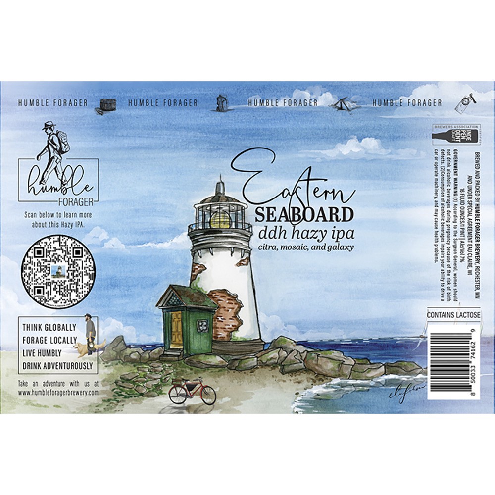 slide 1 of 1, Humble Forager Hazy Ipa Eastern Seaboard 4Pkc, 4 ct; 16 oz