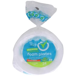 Simply Done Foam Plates, Compartment, Deep Profile, 10.25 Inch