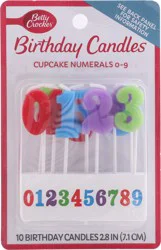 Betty Crocker Numeral Candle Cup Cake