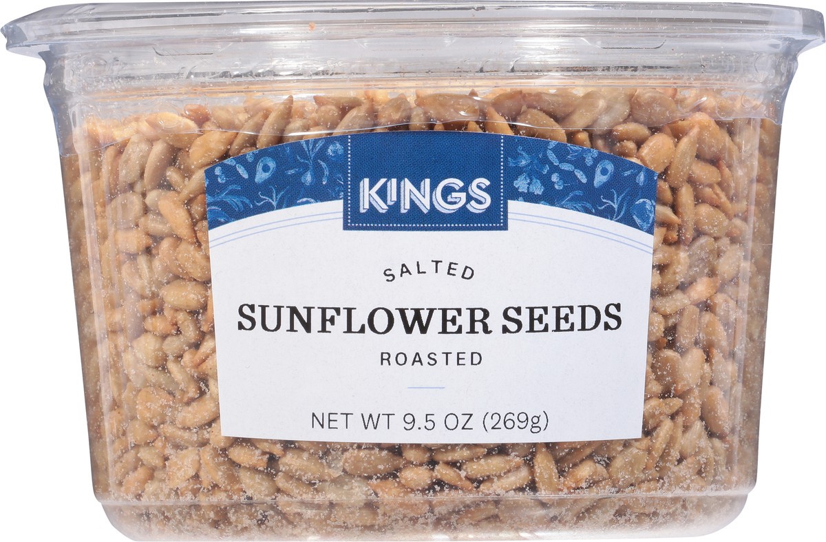 slide 10 of 14, King's Gourmet Foods Salted Sunflower Seeds - 9.5 Oz, 9.5 oz