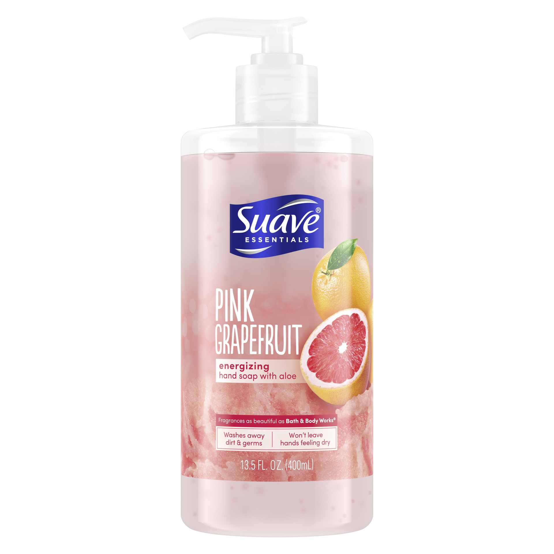 slide 2 of 4, Suave Essentials Energizing Liquid Hand Soap Pink Grapefruit, 13.5 oz, 13.5 oz