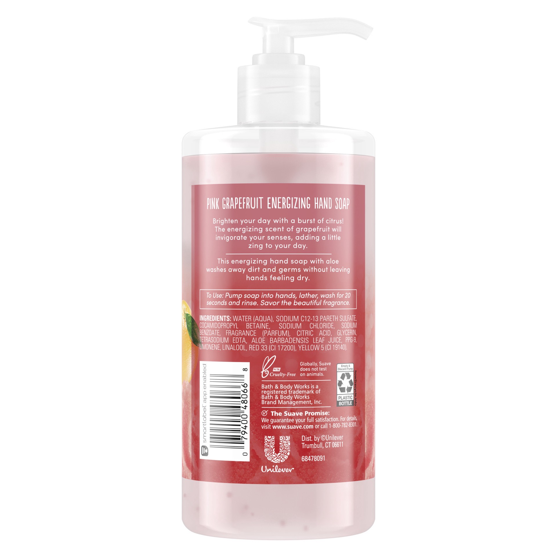 slide 3 of 4, Suave Essentials Energizing Liquid Hand Soap Pink Grapefruit, 13.5 oz, 13.5 oz