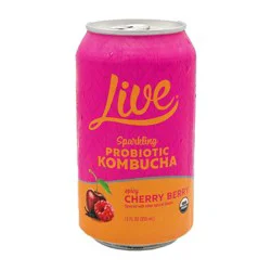 Live Soda Pure Doctor Kombucha Spicy Cherry Berry