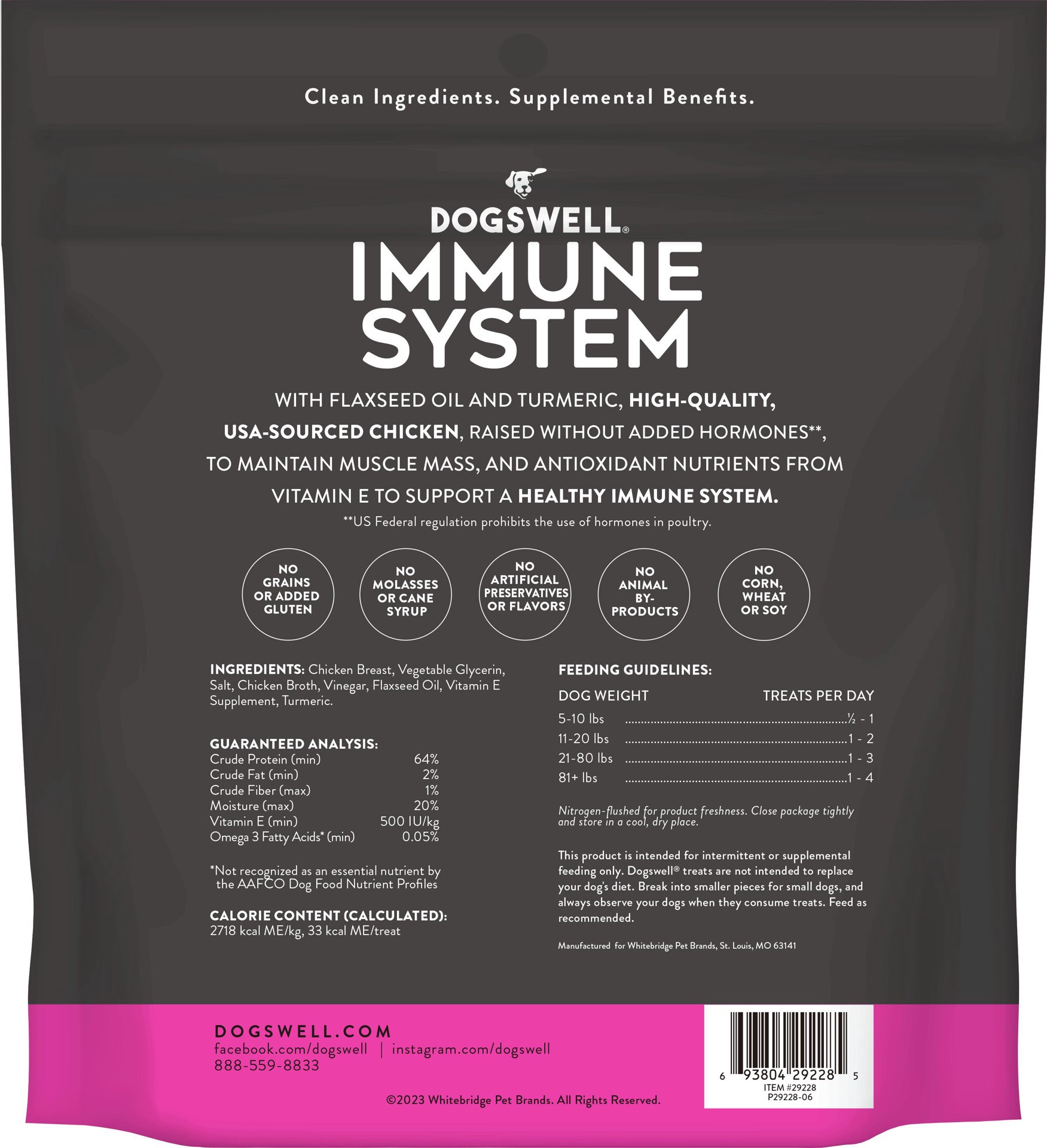 slide 2 of 7, Dogswell Immune System Tenders Dog Treats, Chicken Breast, 15 oz. Pouch, 15 oz