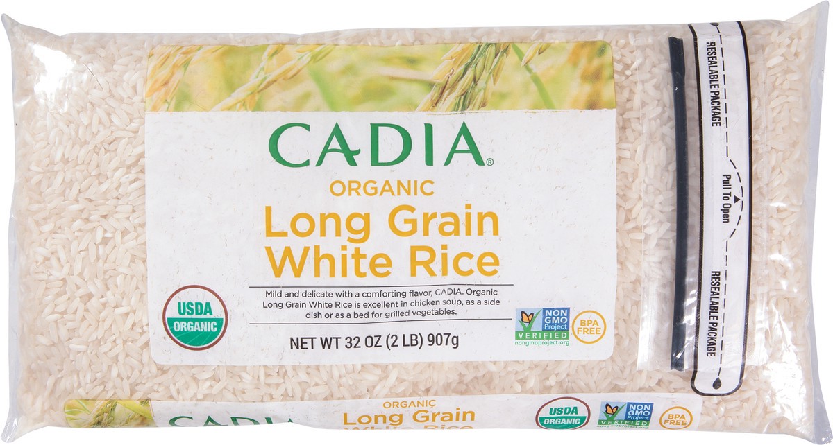 slide 2 of 14, Cadia Organic Long Grain White Rice - 32 oz, 32 oz
