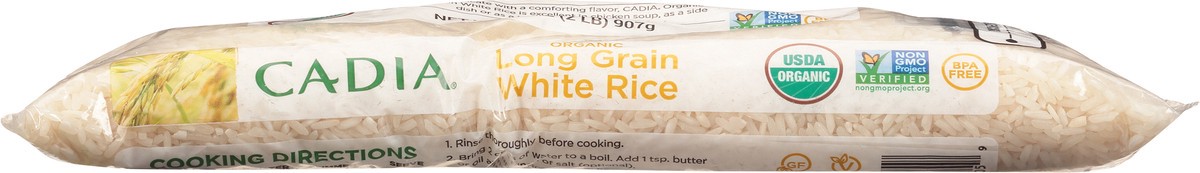 slide 9 of 14, Cadia Organic Long Grain White Rice - 32 oz, 32 oz