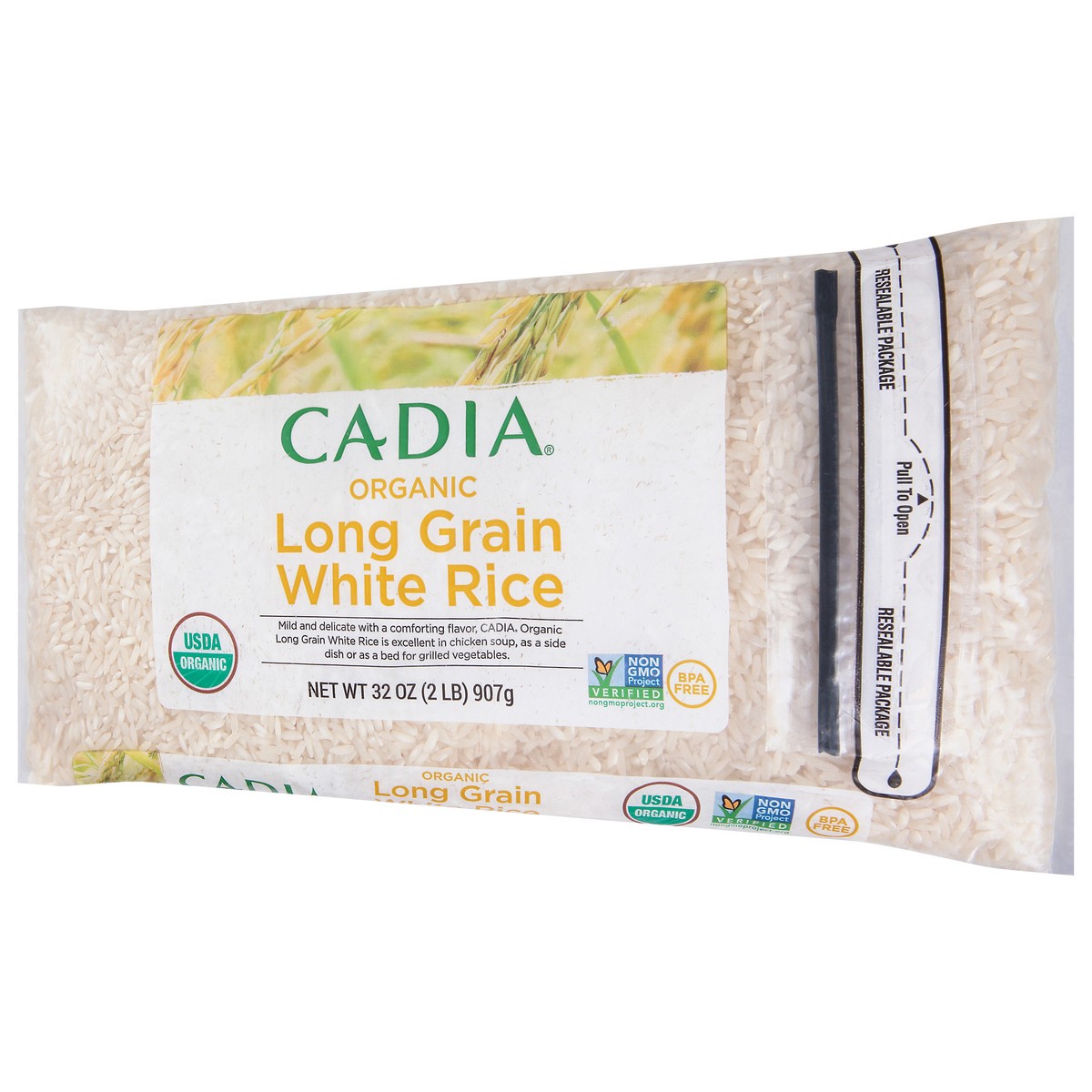 slide 13 of 14, Cadia Organic Long Grain White Rice - 32 oz, 32 oz