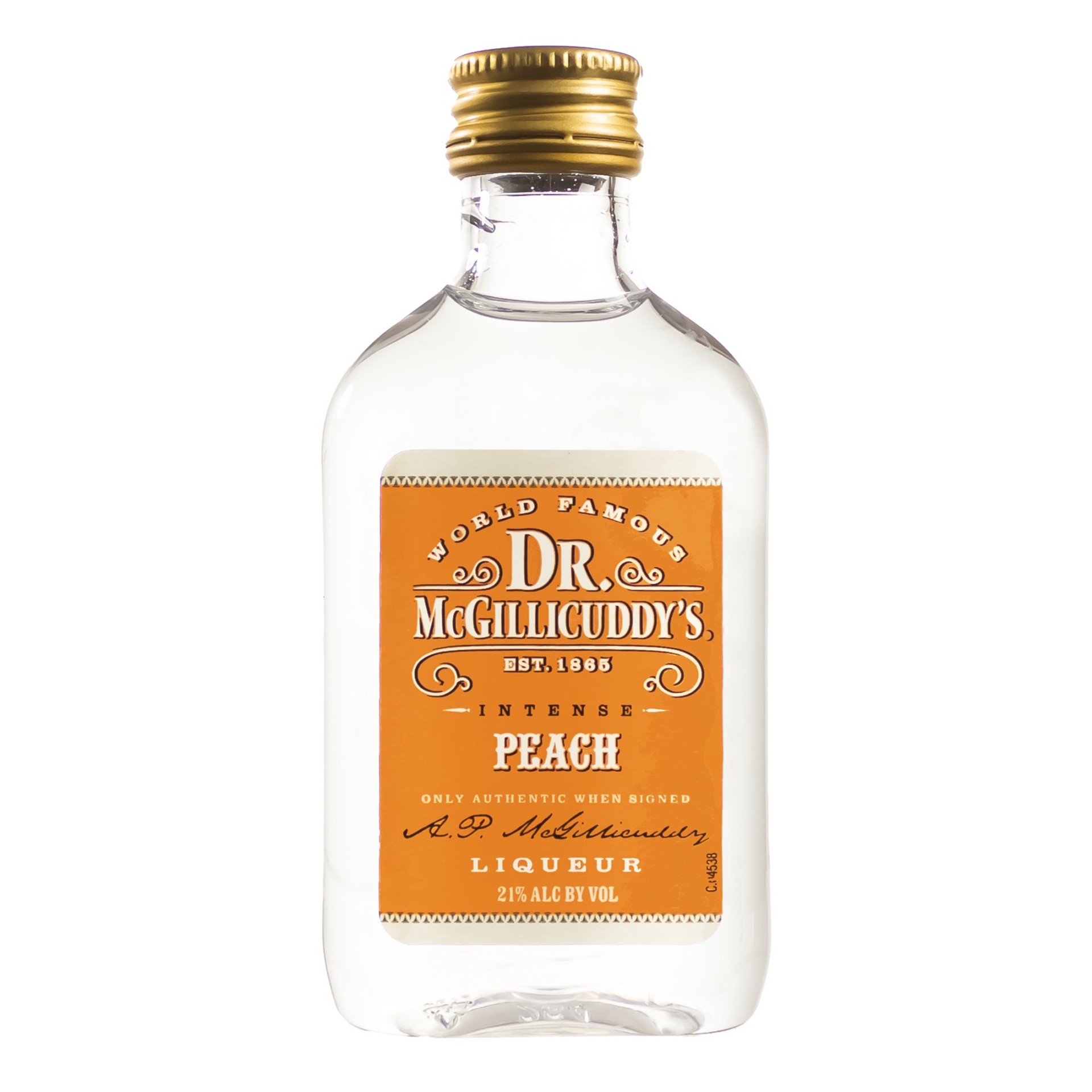 slide 1 of 2, Dr. McGillicuddy's Mcgillicuddy's Peach Liqueur, 50 ml
