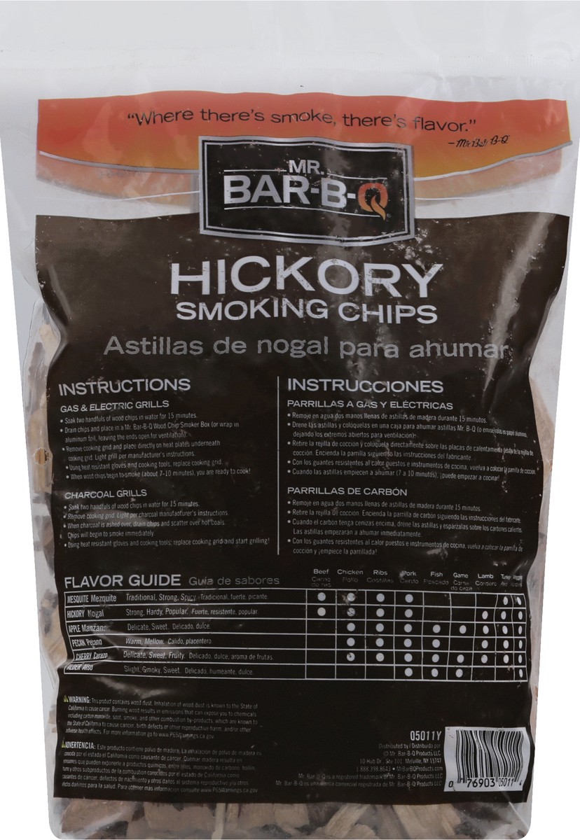 slide 6 of 6, Mr. Bar-B-Q Hickory Smoking Wood Chips, 192 cu in