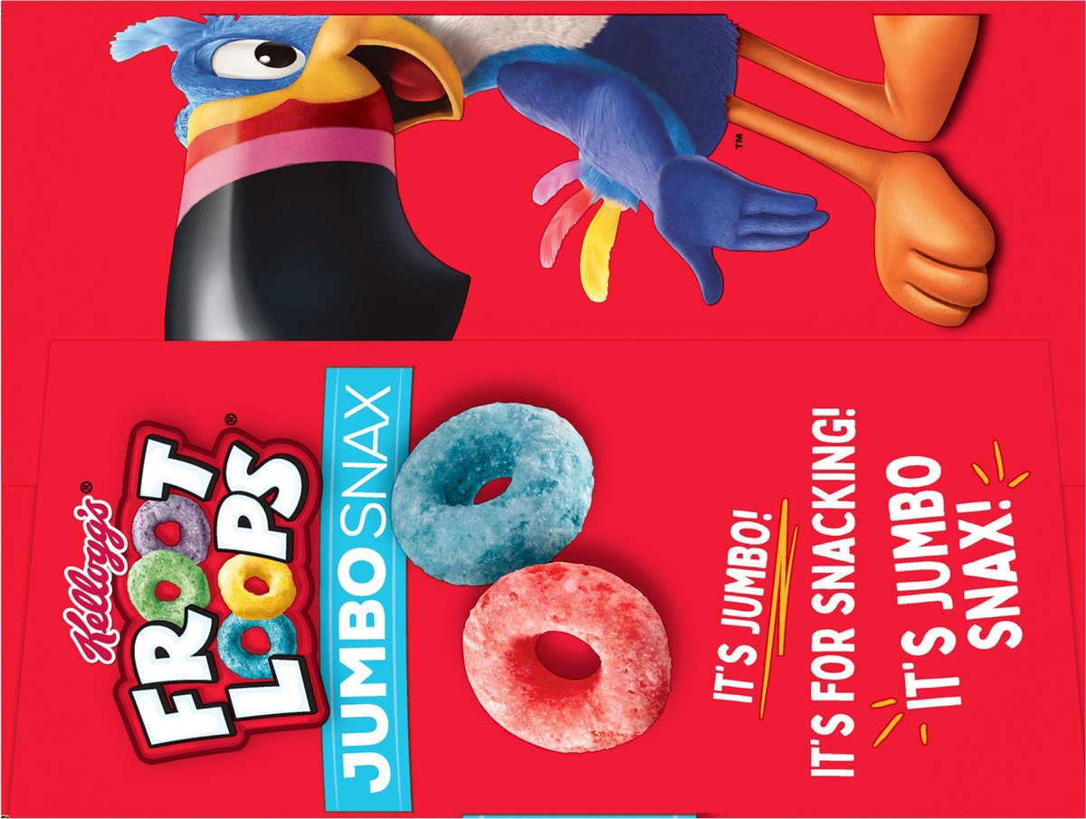 slide 6 of 6, Froot Loops Kellogg's Jumbo Snax Froot Loops Original Cereal Snacks, 12 ct