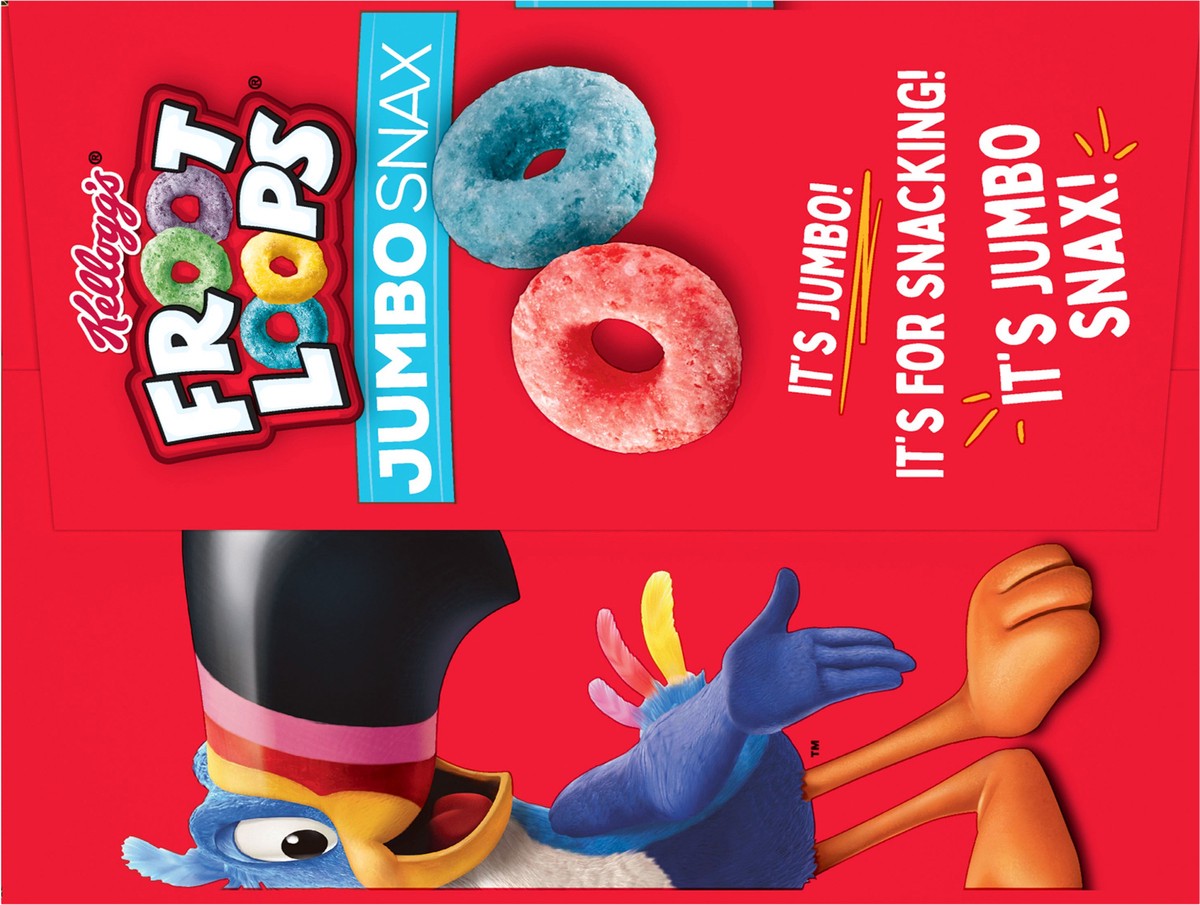 slide 4 of 7, Kellogg's Froot Loops Jumbo Snax Original Cereal Snacks, 5.4 oz