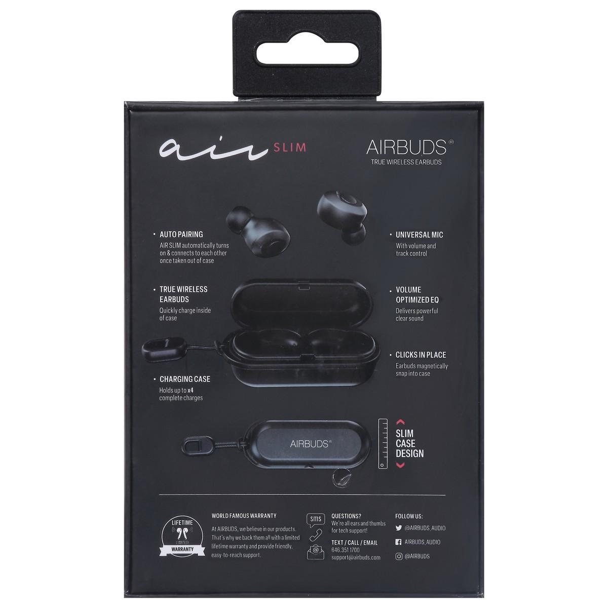 slide 9 of 13, Airbuds Air Slim True Wireless Earbuds 1 ea, 1 ct
