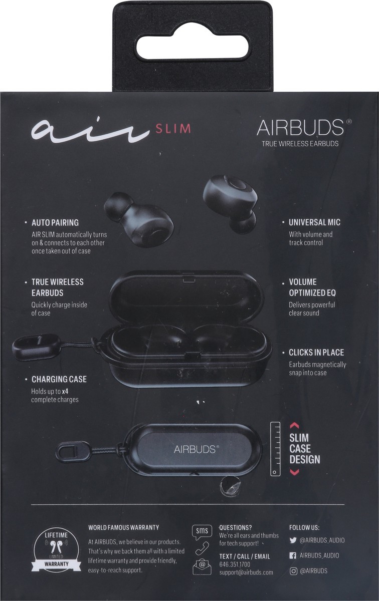slide 2 of 13, Airbuds Air Slim True Wireless Earbuds 1 ea, 1 ct