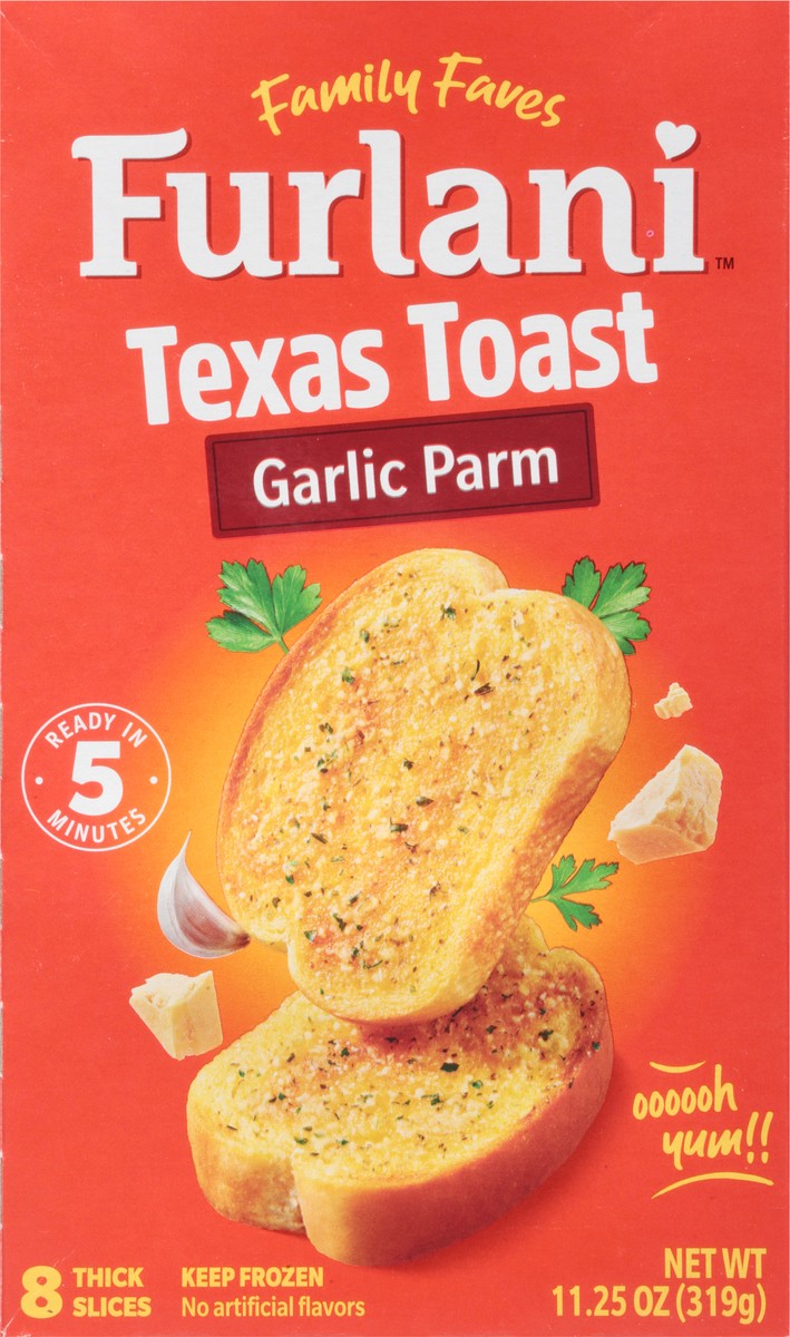 slide 3 of 14, Furlani Garlic Parm Texas Toast 8 ea, 11.25 oz