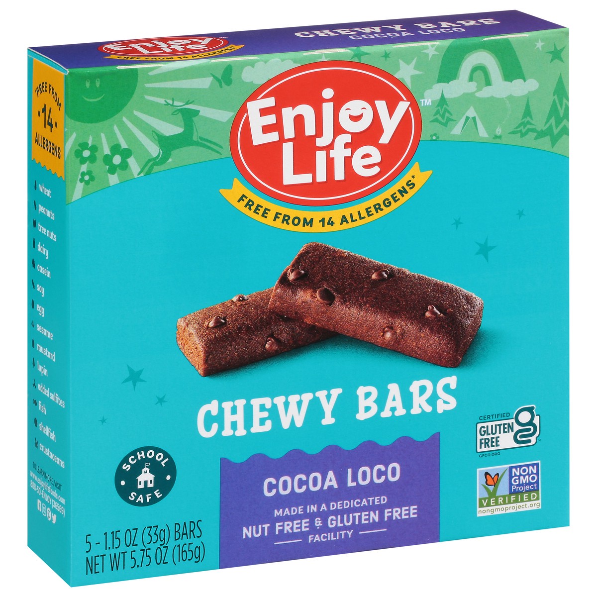 slide 2 of 9, Enjoy Life Coco Loco Baked Chewy Bars, 5.75 oz