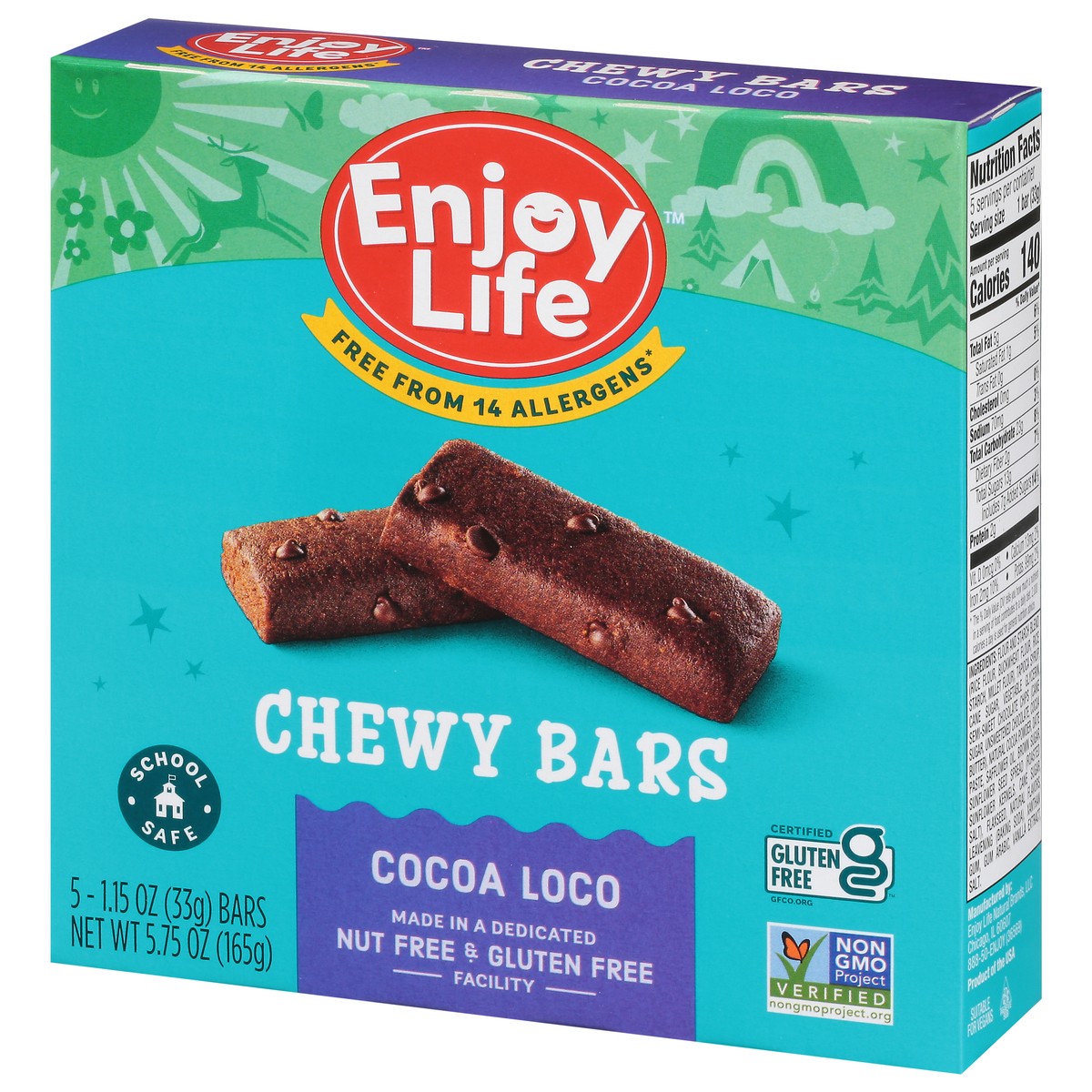 slide 3 of 9, Enjoy Life Coco Loco Baked Chewy Bars, 5.75 oz