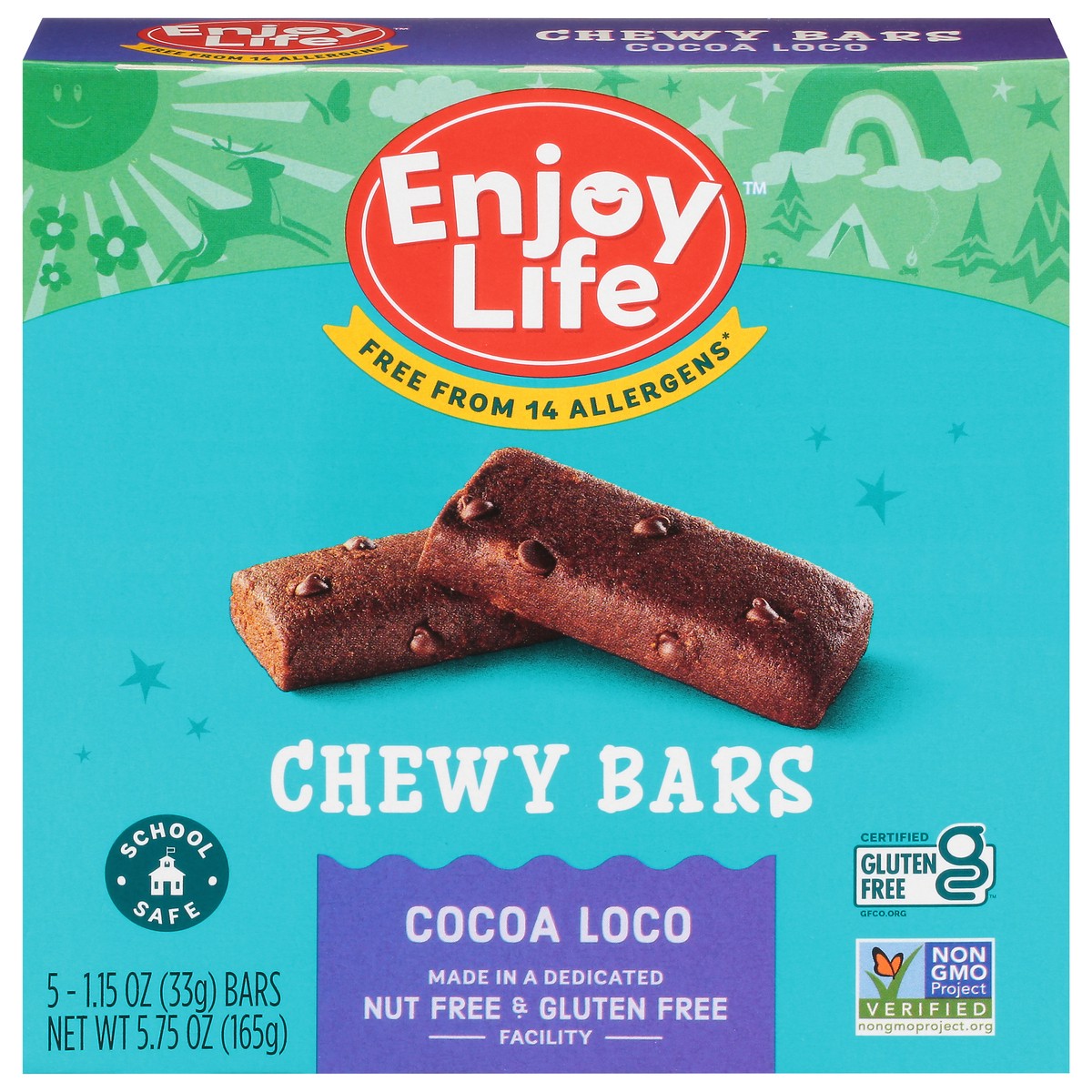slide 1 of 9, Enjoy Life Coco Loco Baked Chewy Bars, 5.75 oz