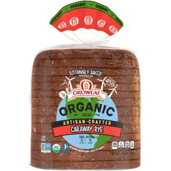 Oroweat Organic Open Faced Rye 18 Oz