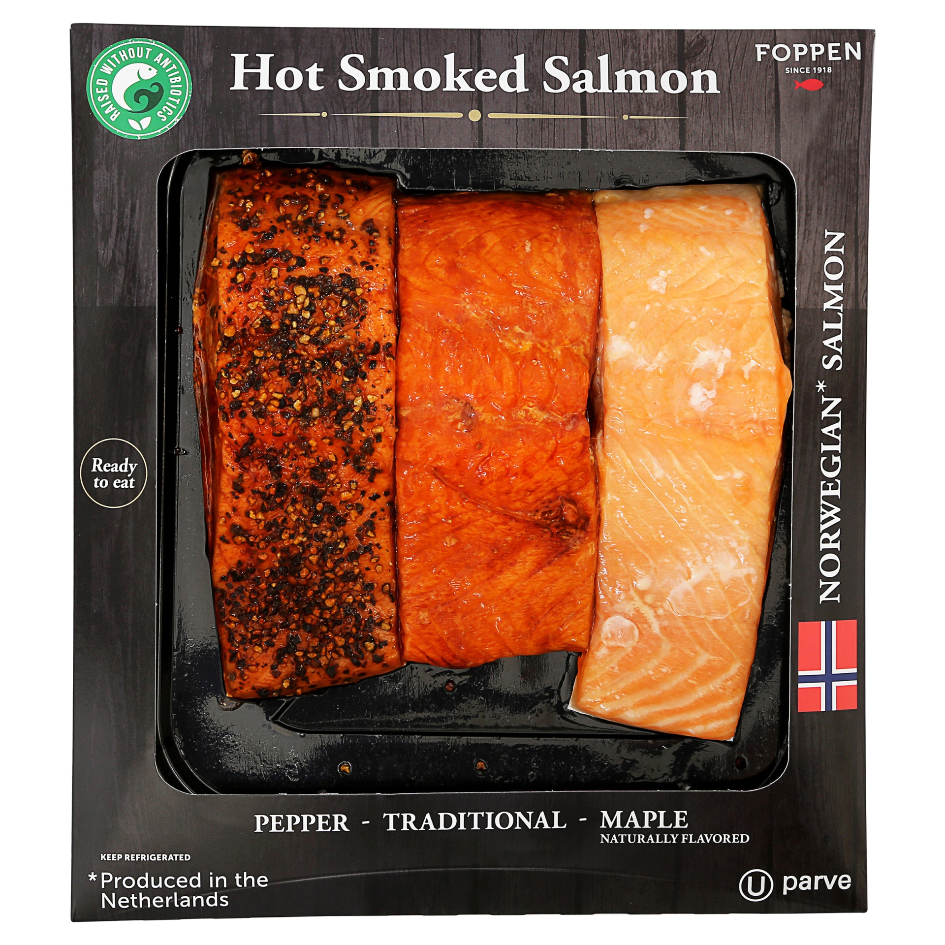 slide 1 of 1, Foppen Hot Smoked Salmon, per lb