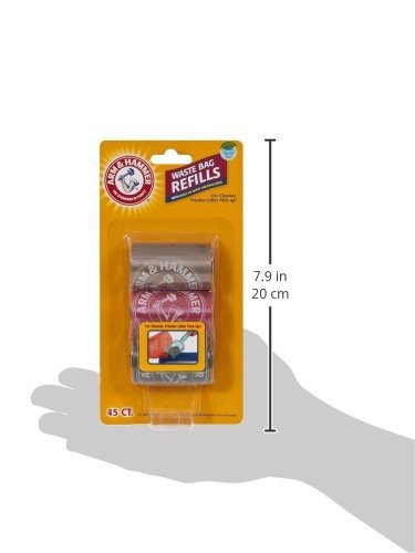 slide 5 of 5, ARM & HAMMER Arm & Hammer Deluxe 2-In-1 Litter Scoop Waste Bag Refills, 3 ct