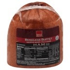 slide 1 of 1, Harris Teeter Ham - Boneless Buffet - Hardwood Smoked, per lb