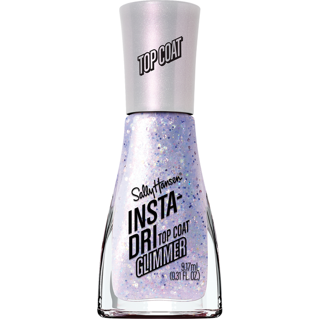 slide 1 of 1, SALLY HANSEN- Insta-Dri Sally Hansen Insta-Dri Nail Polish, Chrome & Effects, Glimmer Top Coat, 1 ct