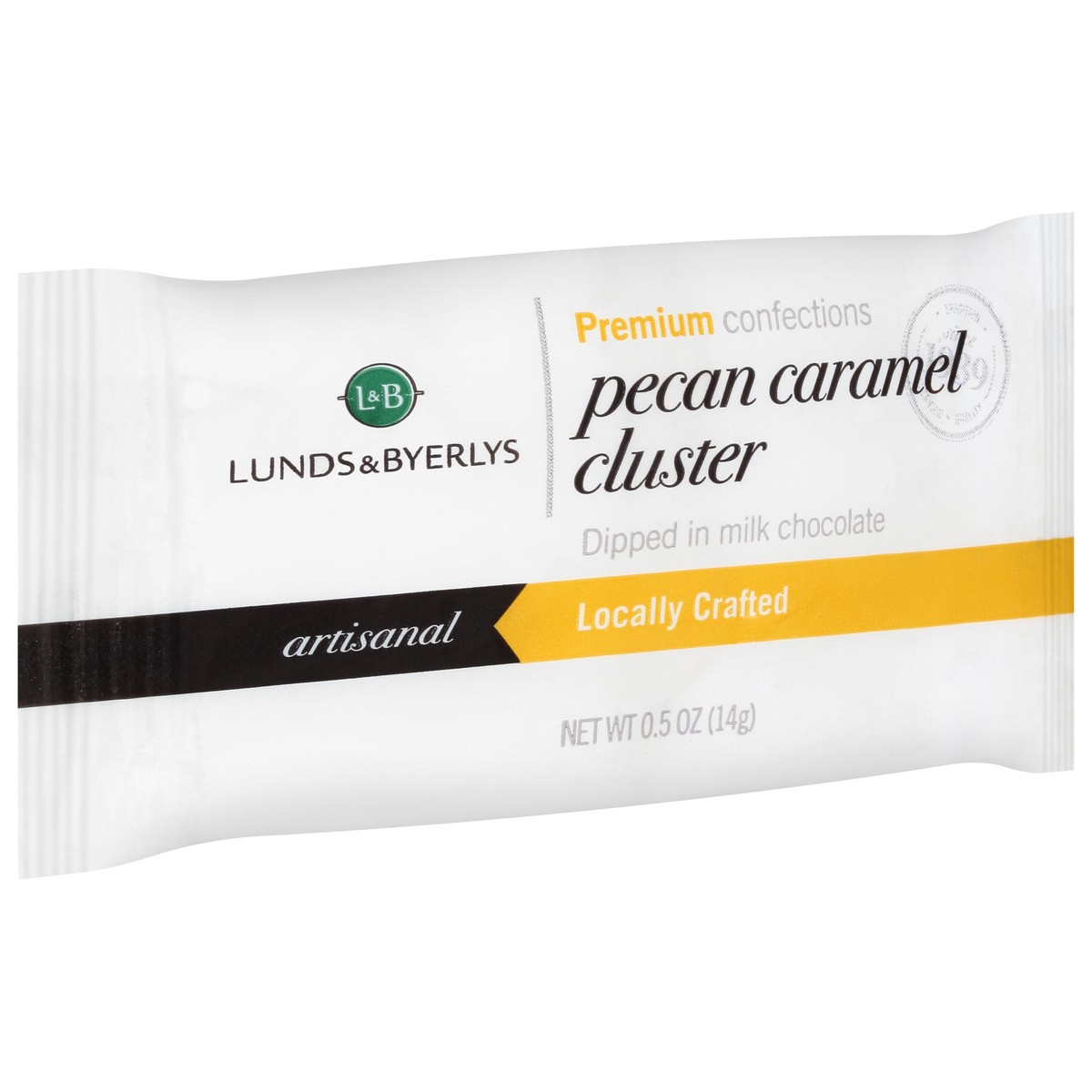 slide 7 of 10, Lunds & Byerlys Pecan Caramel Cluster Premium Confections 0.5 oz, 0.5 oz