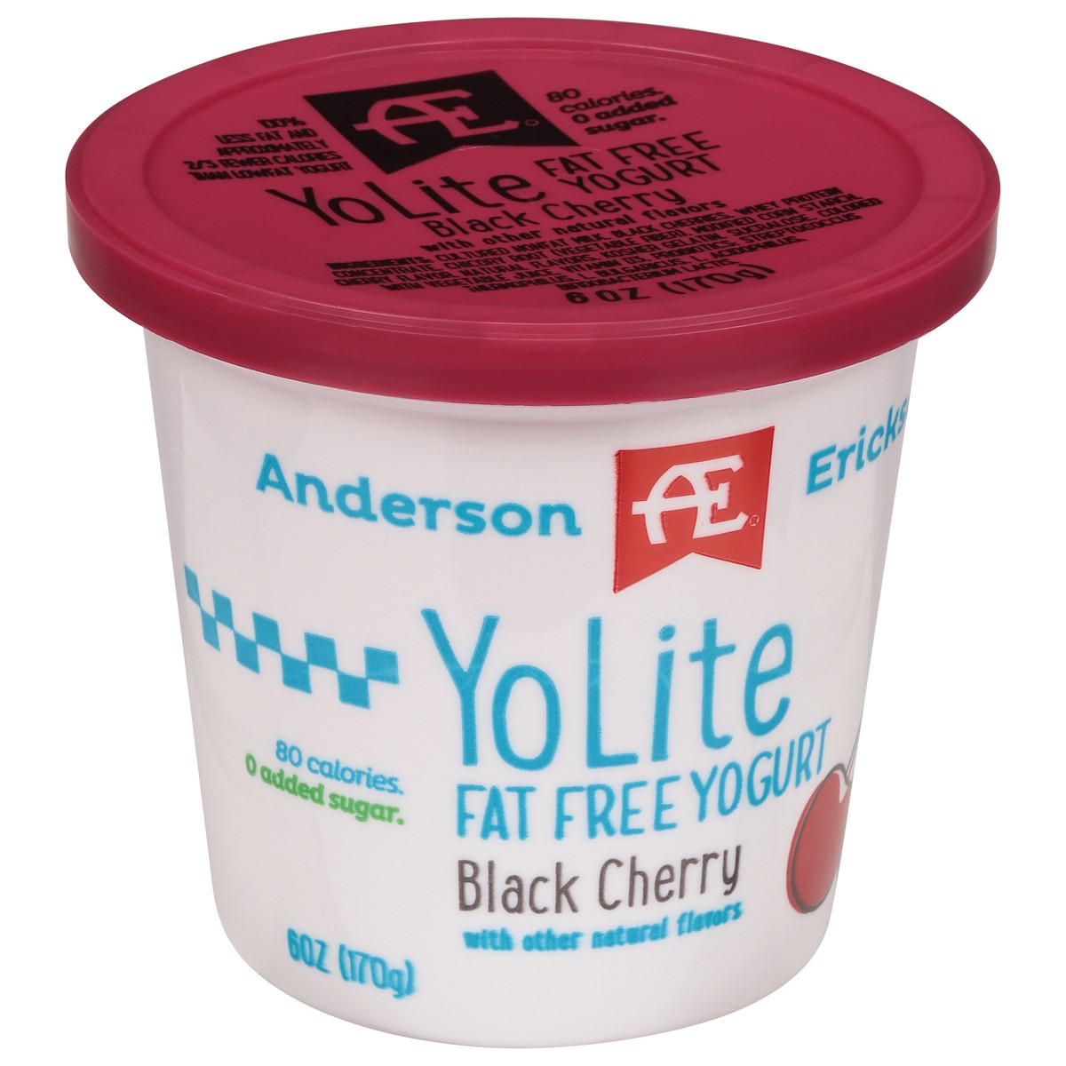 slide 5 of 9, Anderson Erickson Dairy Dairy YoLite Fat Free Black Cherry Yogurt 6 oz, 6 oz