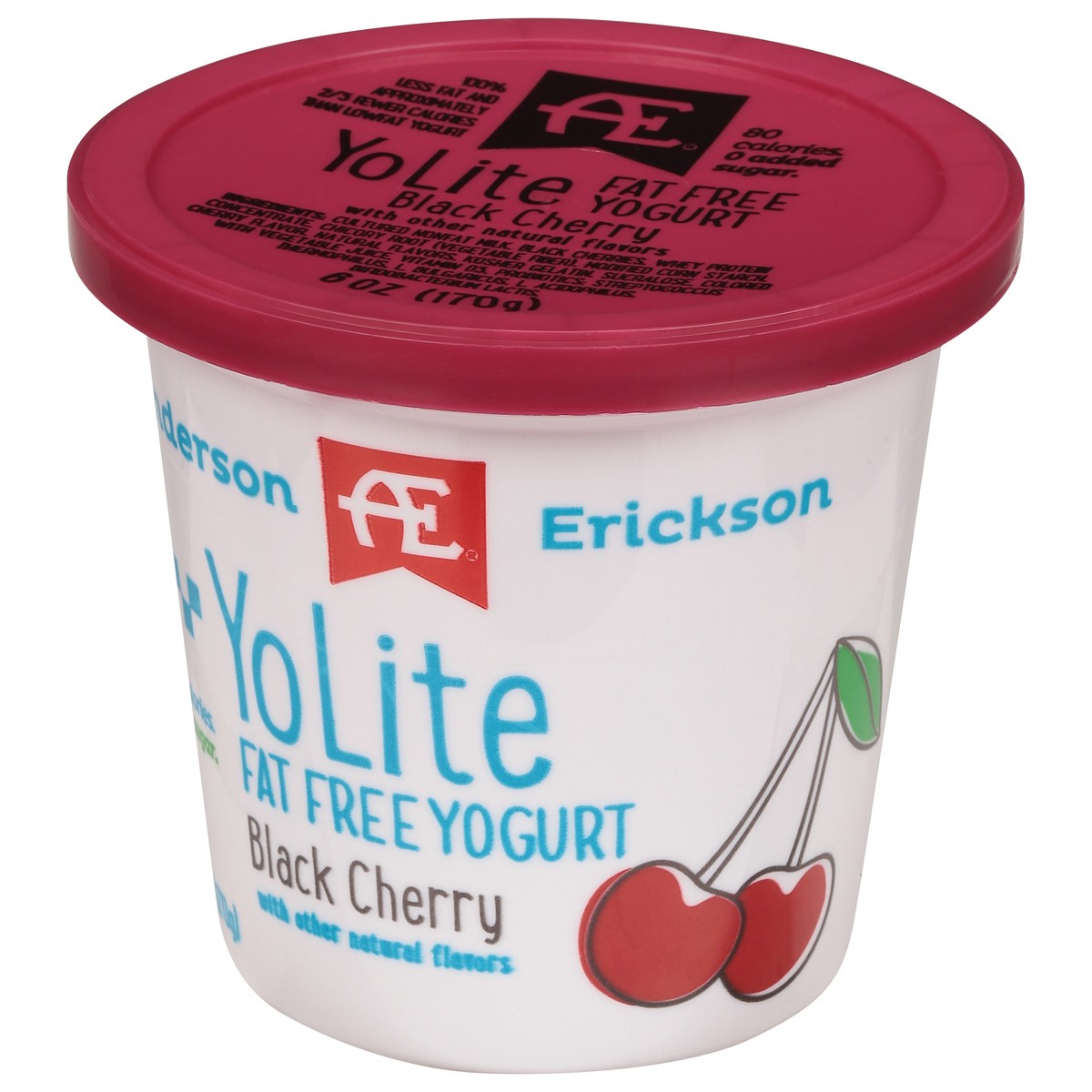 slide 8 of 9, Anderson Erickson Dairy Dairy YoLite Fat Free Black Cherry Yogurt 6 oz, 6 oz