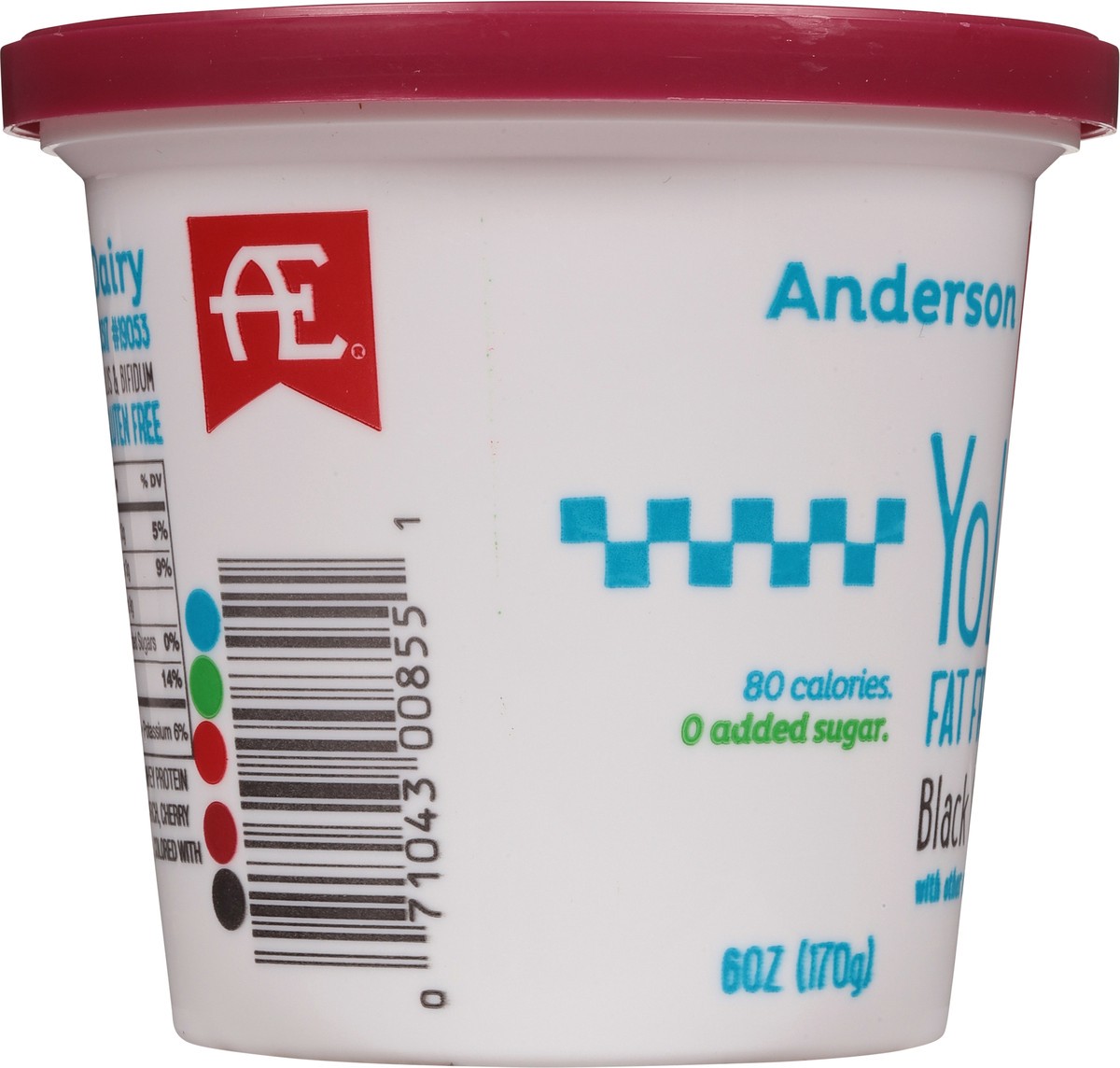 slide 4 of 9, Anderson Erickson Dairy Dairy YoLite Fat Free Black Cherry Yogurt 6 oz, 6 oz
