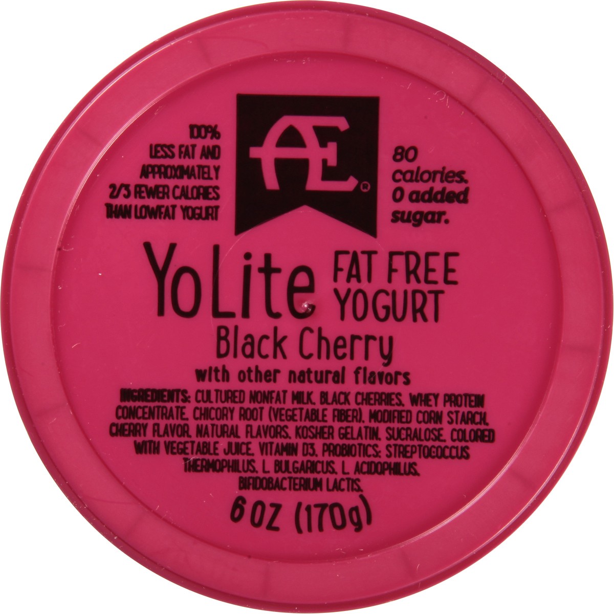 slide 2 of 9, Anderson Erickson Dairy Dairy YoLite Fat Free Black Cherry Yogurt 6 oz, 6 oz