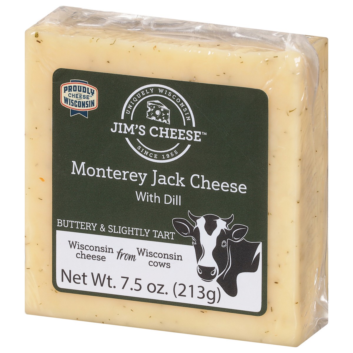 slide 4 of 11, Jim's Cheese Monterey Jack Cheese with Dill - 7.5 oz, 7.5 oz