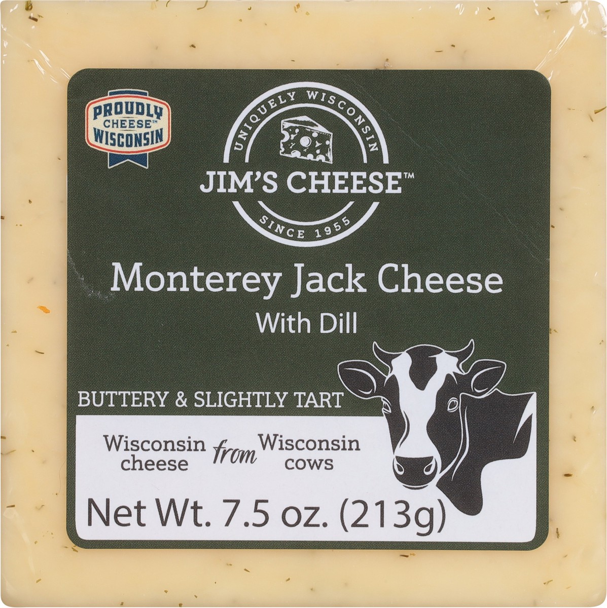 slide 6 of 11, Jim's Cheese Monterey Jack Cheese with Dill - 7.5 oz, 7.5 oz