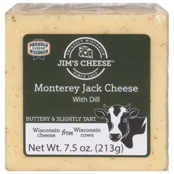 Jim's Cheese Monterey Jack Cheese with Dill - 7.5 oz
