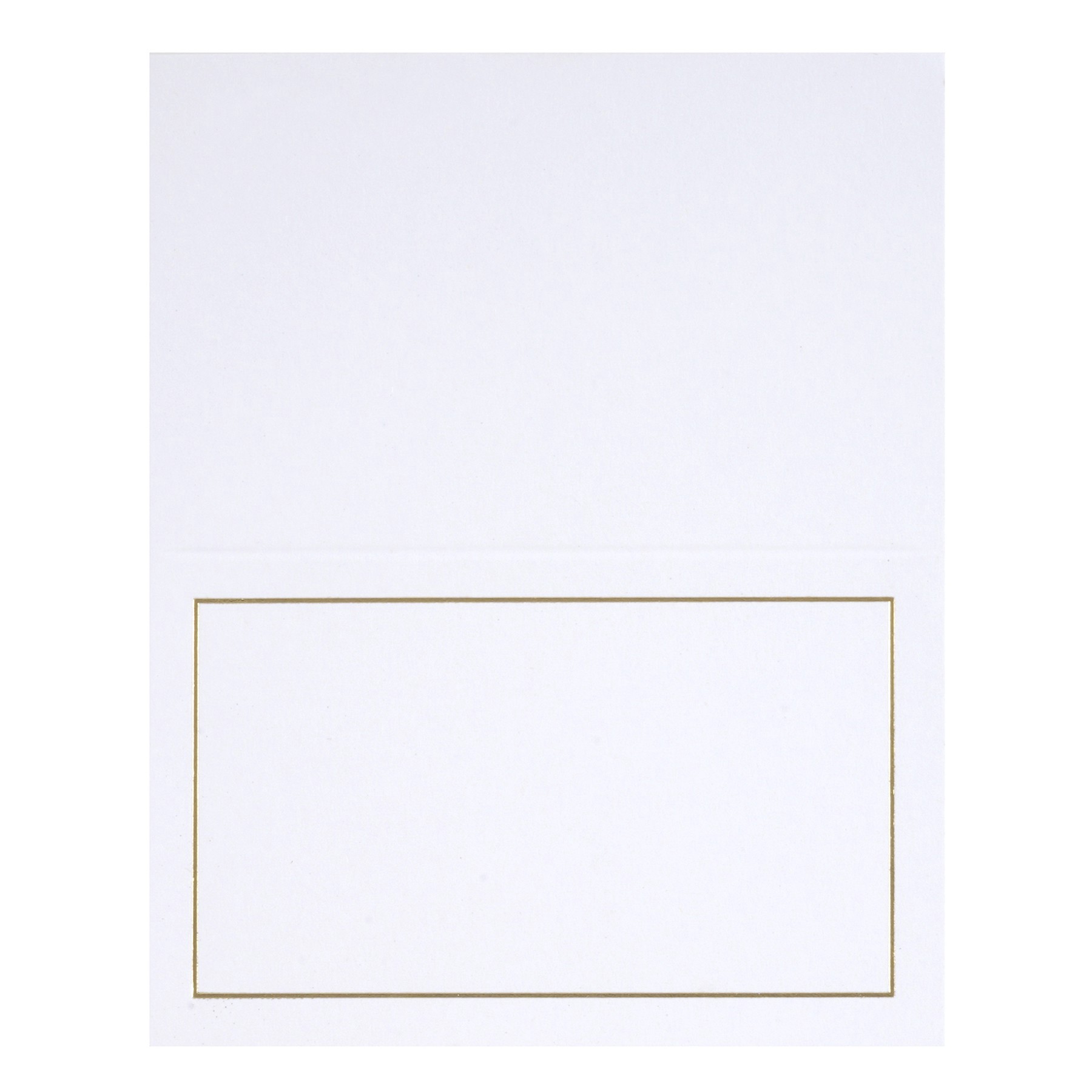 slide 3 of 3, Gold Trim Place Cards By Recollections, 50ct., 50 ct
