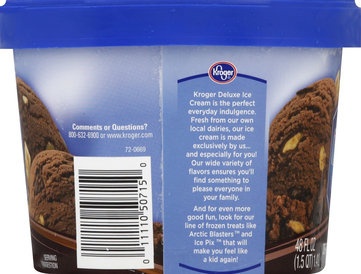 slide 6 of 6, Kroger Deluxe Death By Chocolate Ice Cream, 48 fl oz