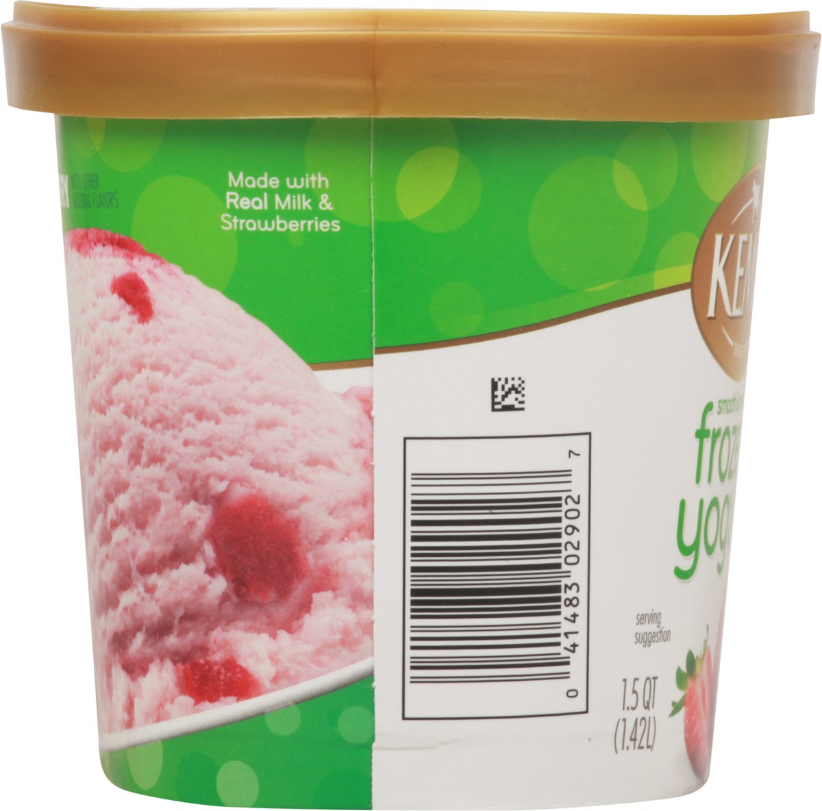 slide 13 of 13, Kemps Smooth & Creamy Strawberry Frozen Yogurt 1.5 qt, 1.5 qt