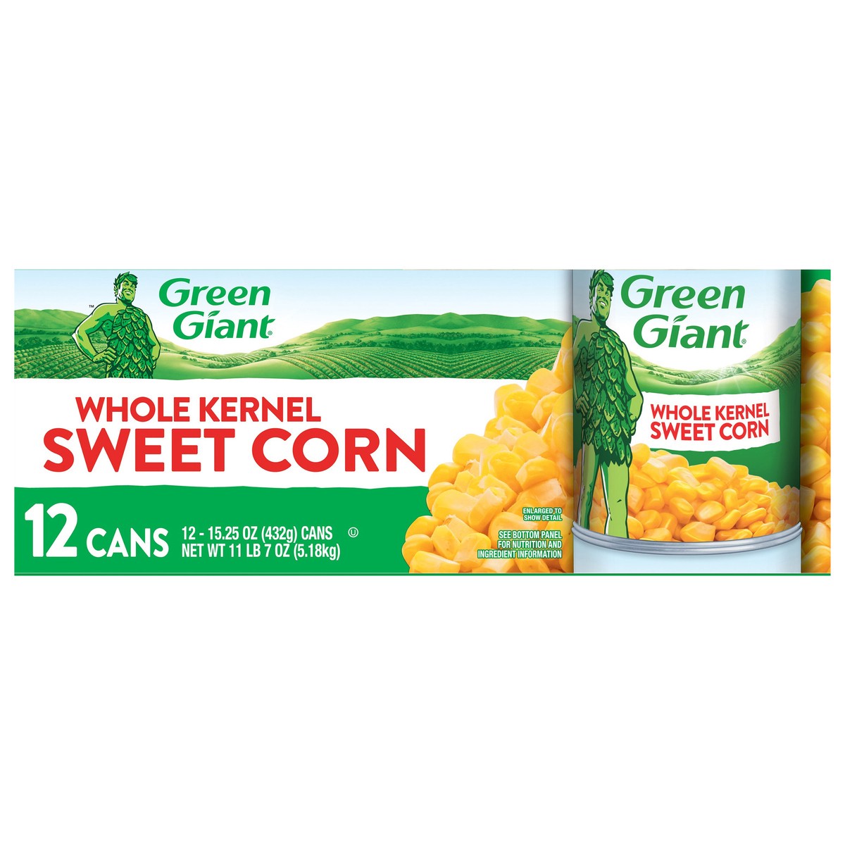 slide 8 of 12, Green Giant Whole Kernel Sweet Corn 12 - 15.25 oz Cans, 12 ct