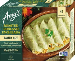 Amy's Roasted Poblano Enchilada Family Size 27.36 oz