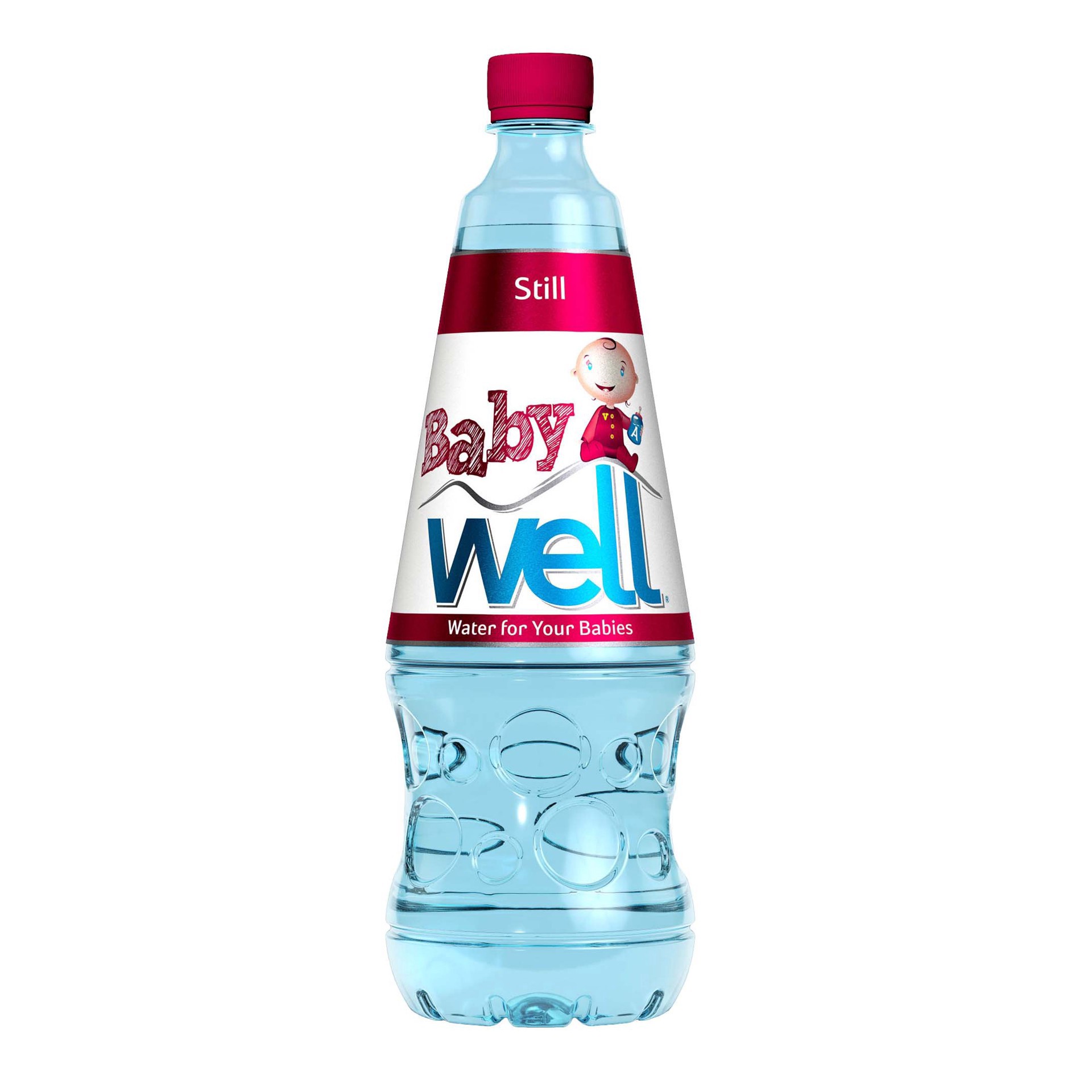 slide 1 of 1, Baby Well Still Natural Purified Water 33.8 fl oz, 33.8 fl oz