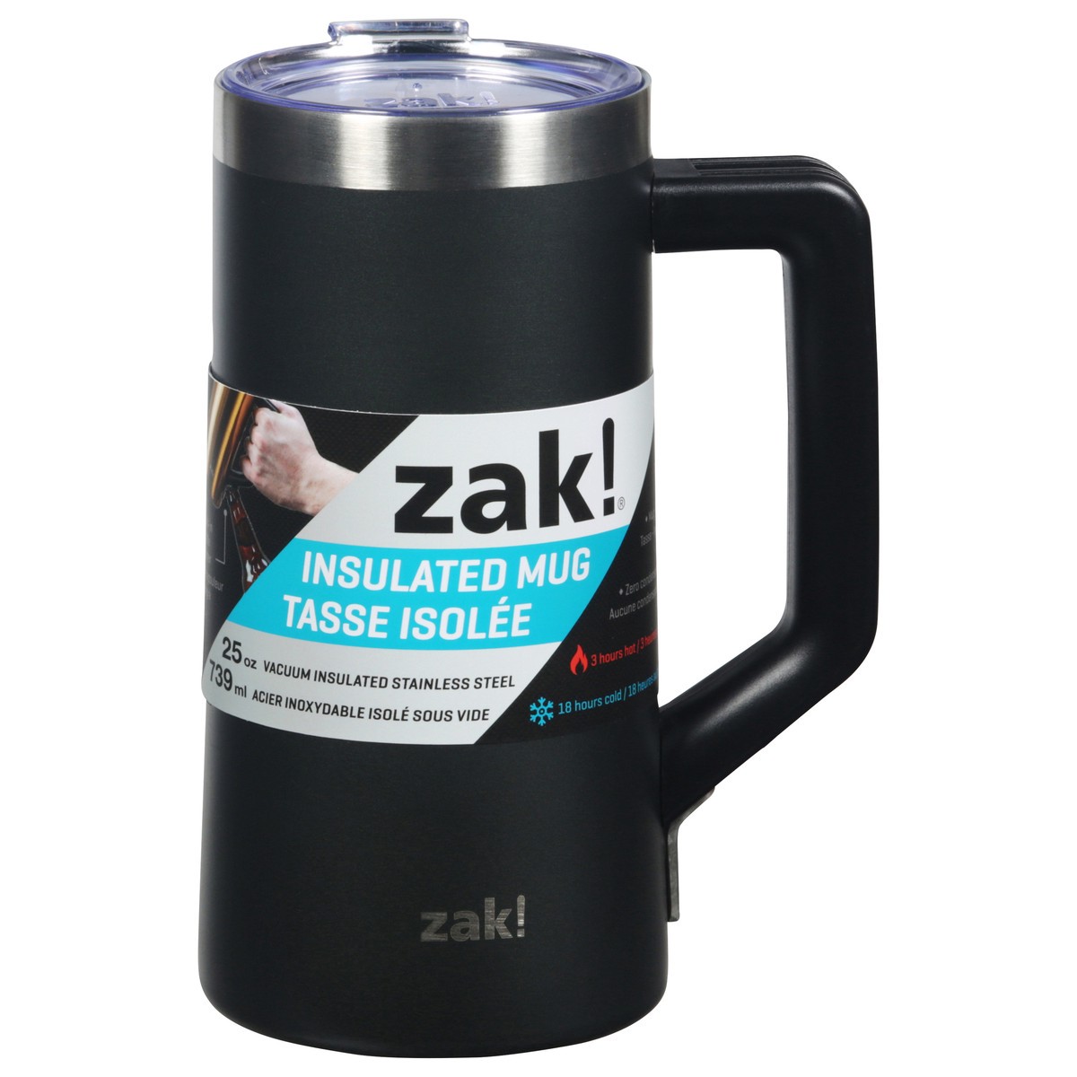 slide 1 of 9, Zak! Designs 25 Ounce Insulated Mug 1 ea, 1 ct