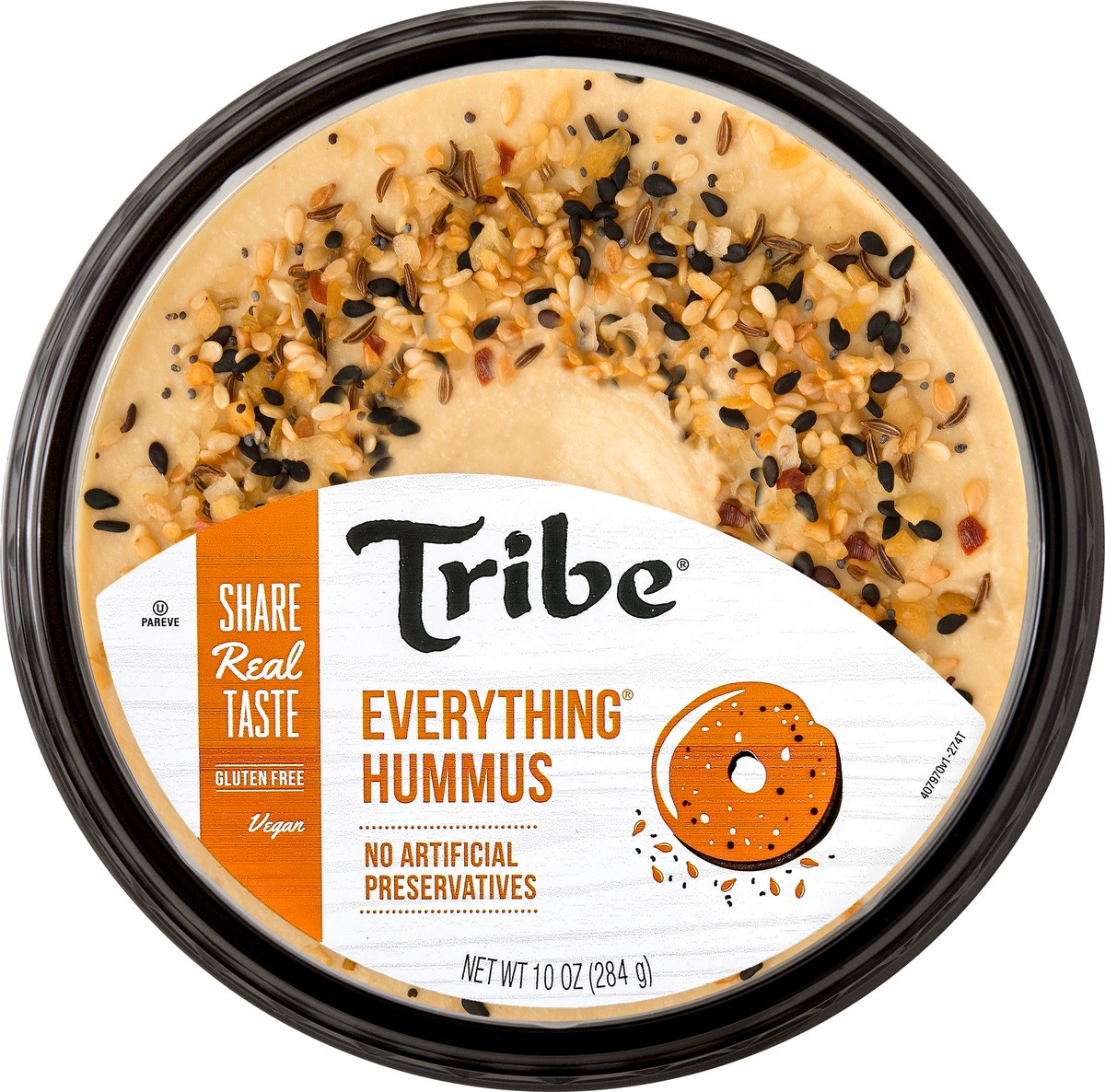 slide 9 of 9, Tribe Everything Hummus 10 oz, 10 oz