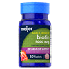 slide 9 of 13, MEIJER WELLNESS Meijer Biotin 5000mcg, Berry, 60 ct